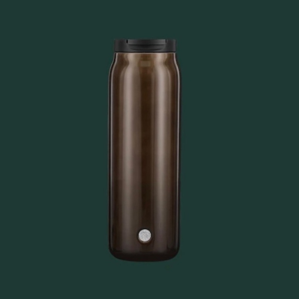 NWT Starbucks 2024 Espresso Dark Brown Shine SS Bottle Tumbler